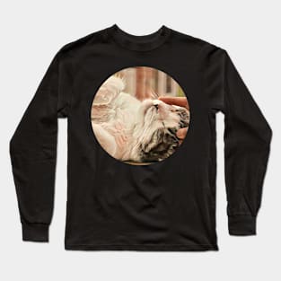 Alert floppy cat Long Sleeve T-Shirt